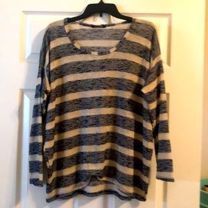 Navy & cream sweater